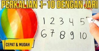 Belajar Matematika Perkalian 1-10 Dengan Jari (Video Tutorial Youtube)