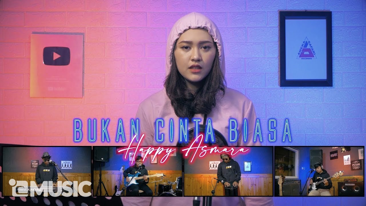 Happy Asmara – Bukan Cinta Biasa – Diriku Hanya Insan Biasa (Official Music Video Aneka Safari Youtube)
