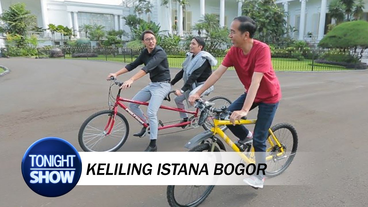 Asyiknya Vincent Desta Santai Bareng Presiden Jokowi