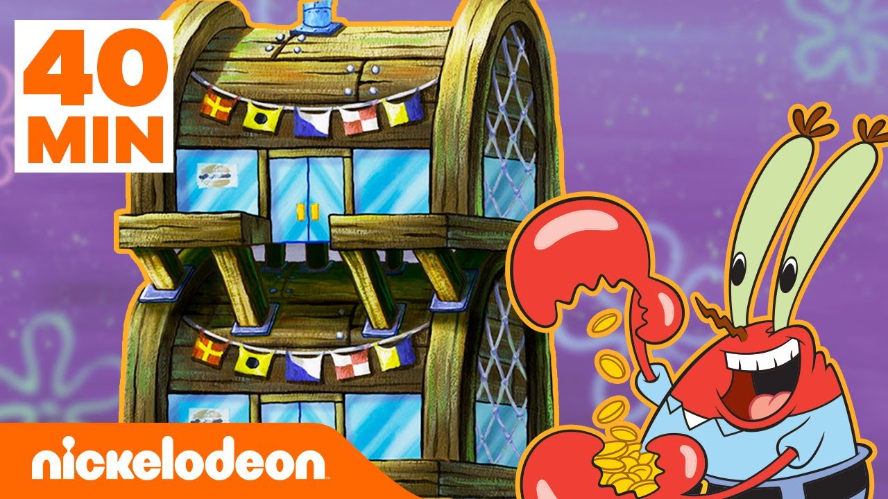 Spongebob – 40 MENIT Krusky Krab yang dirombak! – Nickelodeon Bahasa