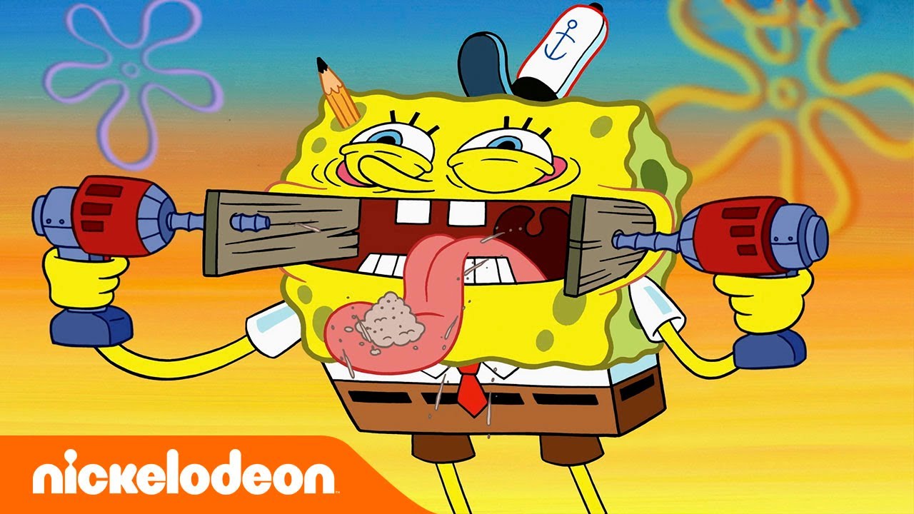 SpongeBob – SpongeBob terjebak di atap- Nickelodeon Bahasa