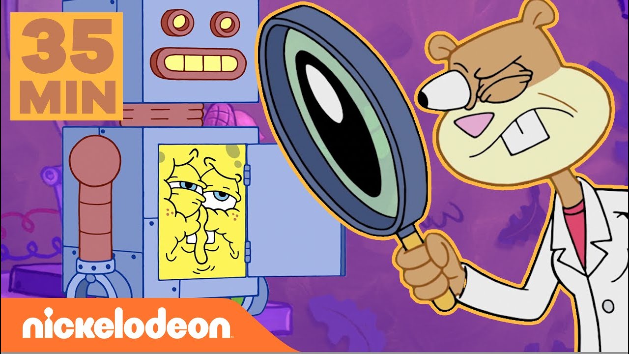 SpongeBob Squarepants – 35 MENIT Eksperimen Terbaik Sandy! – Nickelodeon Bahasa